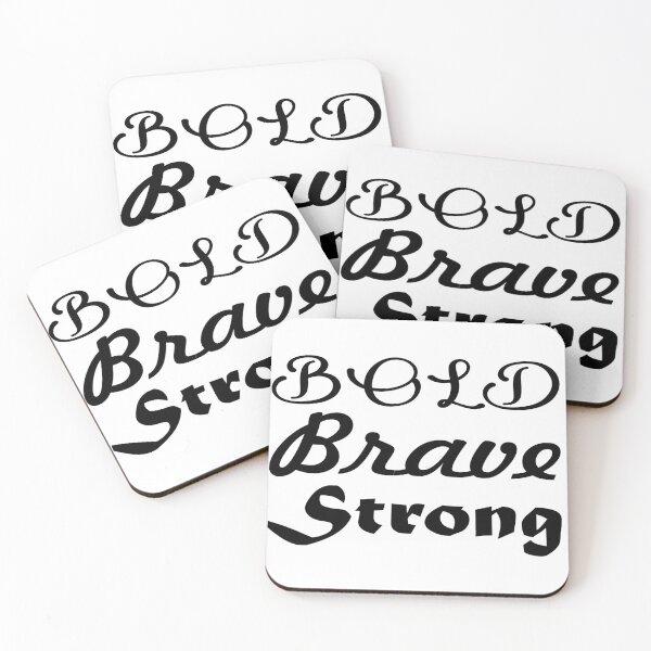 Item preview, Bold Brave Strong designed and sold by Funky Fibers.