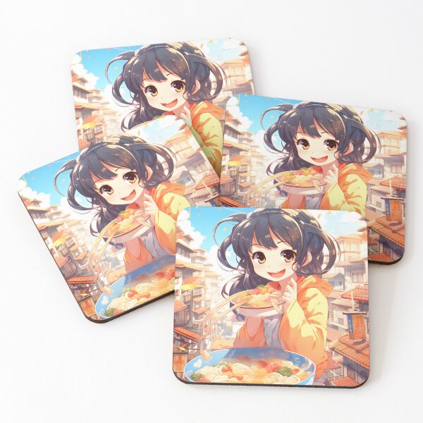 Item preview, Cute Angel with Ramen Noodles designed and sold by Shirtastically.