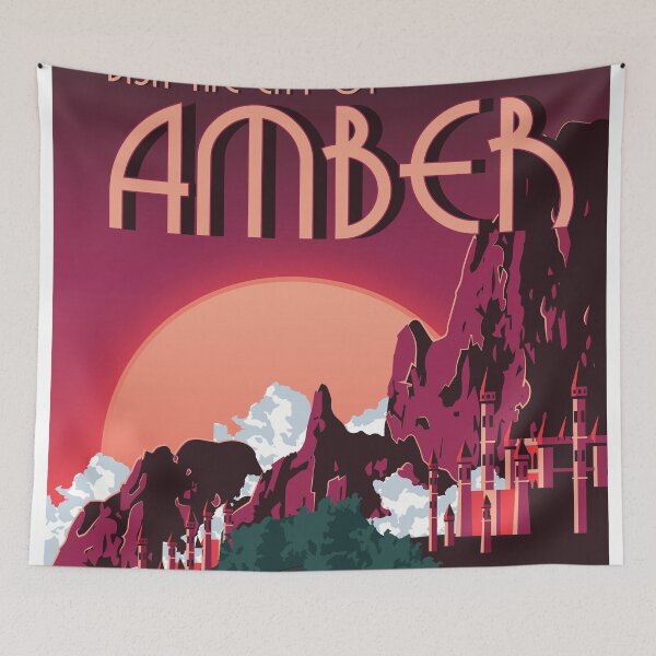 Item preview, Chronicles of Amber Vintage Travel Poster designed and sold by Devi Seshadri.