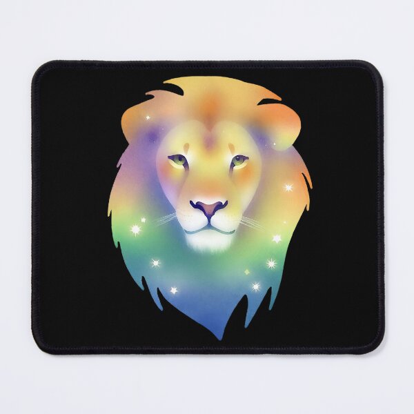Item preview, Lion Watercolor Rainbow Gradient designed and sold by LDJBlank.