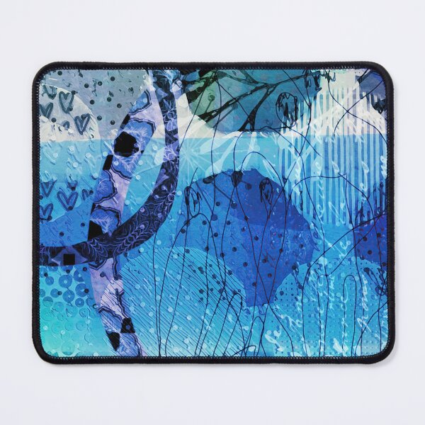 Item preview, Blue Lagoon Abstract Art designed and sold by Sheree Burlington.