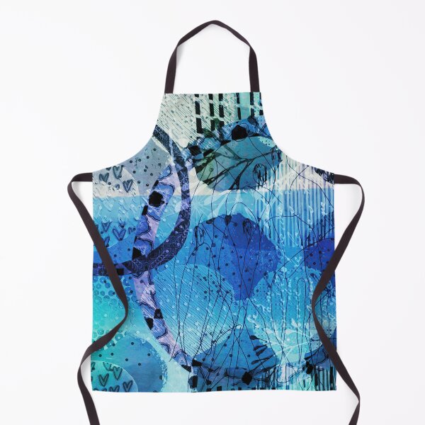 Item preview, Blue Lagoon Abstract Art designed and sold by Sheree Burlington.