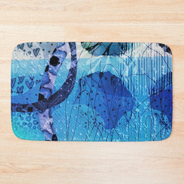 Item preview, Blue Lagoon Abstract Art designed and sold by Sheree Burlington.