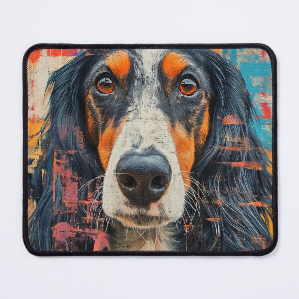 Item preview, Urban Chic Afghan Hound Portrait - Contemporary Dog Street Art designed and sold by StudiodeBoer.