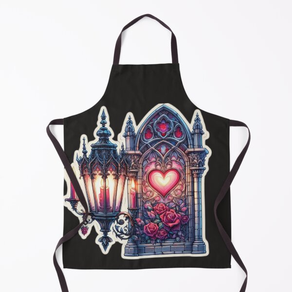 Item preview, Gothic valentines day lantern goth Sticker designed and sold by Expressions-Sel.