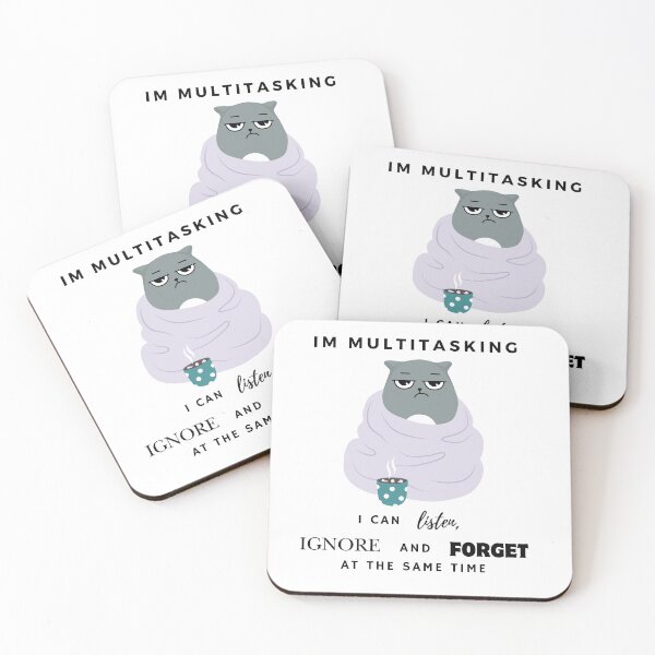 Item preview, I'm Multitasking I Can Listen, Ignore and Forget at the Same Time designed and sold by MarDeea.