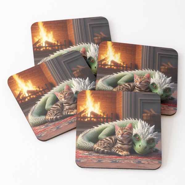 Item preview, Bengal Kitten and Dragon all Smiles designed and sold by KerriAlexa Designs.