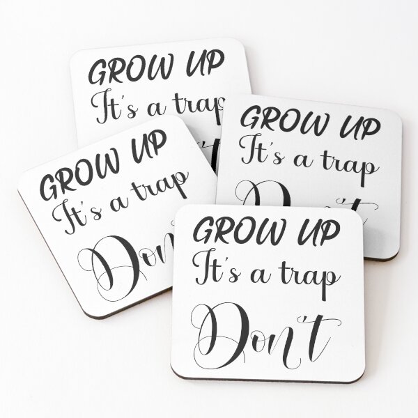 Item preview, Don't Grow Up Stay Playful designed and sold by Funky  Fibers.