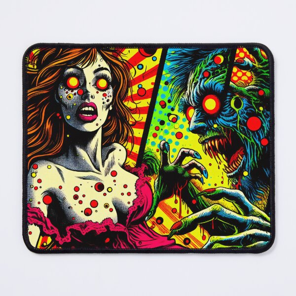 Item preview, Trippy Psychedelic Zombie Girl Mayhem designed and sold by AIPixelMaster.