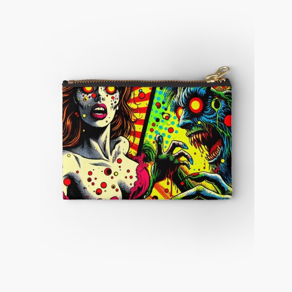 Item preview, Trippy Psychedelic Zombie Girl Mayhem designed and sold by AIPixelMaster.