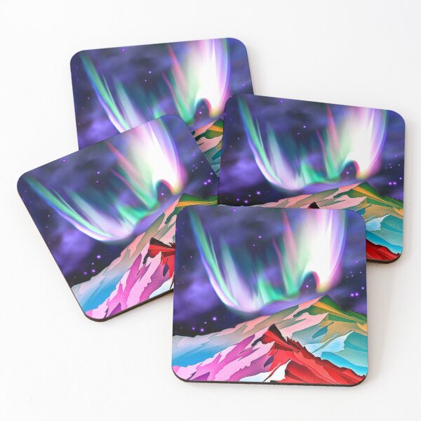 Item preview, Aurora over Mountain designed and sold by Daniel Janda.