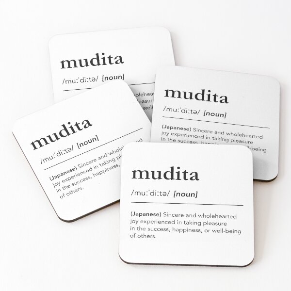 Item preview, Mudita definition, meaning of Mudita in buddhism, beautiful japanese words, foreign words with beautiful meaning, sanskrit designed and sold by lagunaklein.