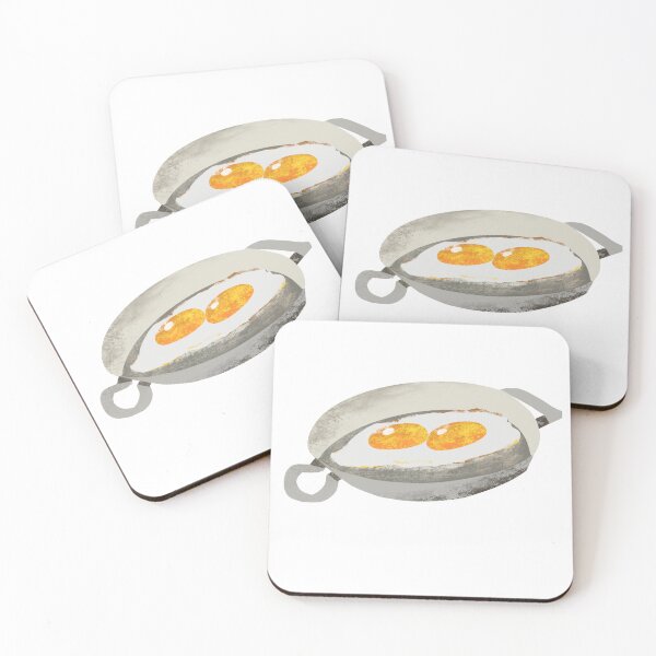 Item preview, Fired Egg in a pan minimalist style designed and sold by Artiepraew.