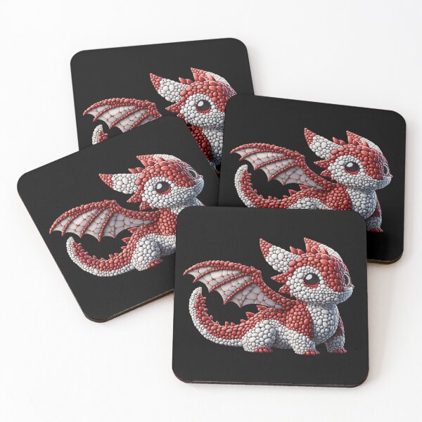 Item preview, Crimson Pebble Hatchling Dragon Pebble Art designed and sold by MachineDesigned.