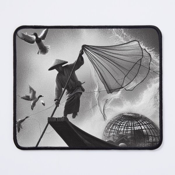 Item preview, Black & White Catch designed and sold by  Bold Border Studio..