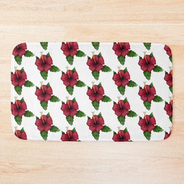 Item preview, Red Hibiscus Flower designed and sold by ElomaArts.