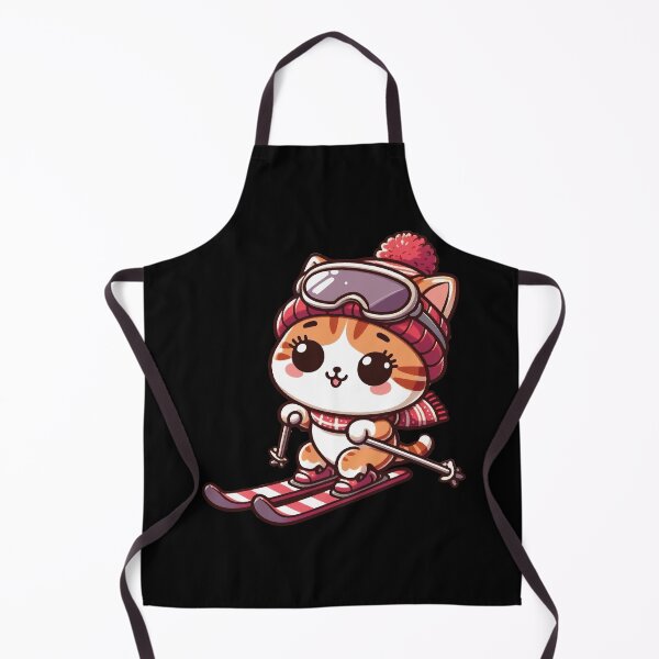 Item preview, Funny Cat Skiing Snow designed and sold by SOMI SOMI.