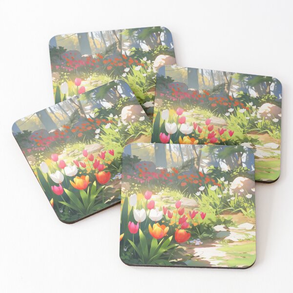 Item preview, Blooming garden paradise designed and sold by smartart42.