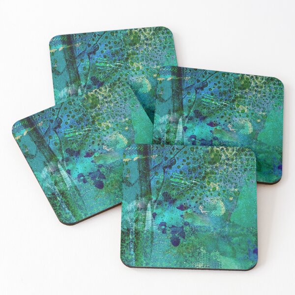 Item preview, Teal Dissolve Abstract Art designed and sold by Sheree Burlington.