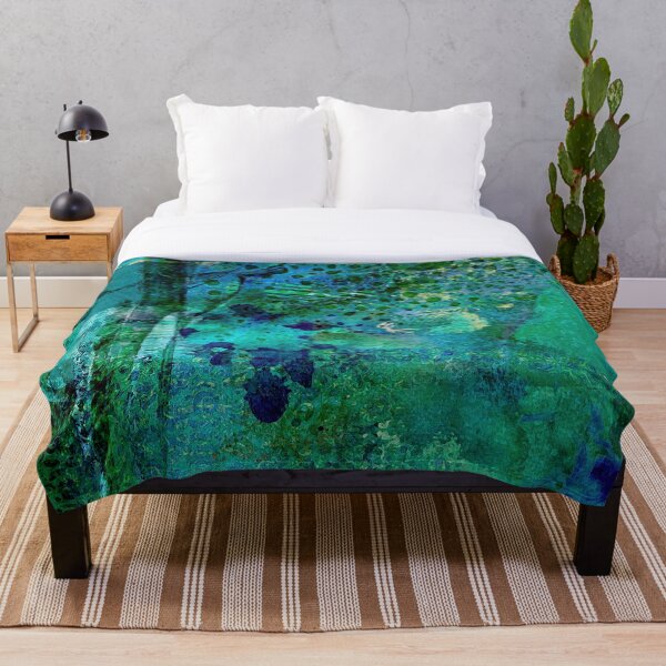 Item preview, Teal Dissolve Abstract Art designed and sold by Sheree Burlington.