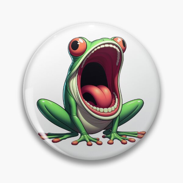Item preview, Screaming Froggy: A Symbol of Joy and Wonde designed and sold by DethLock.