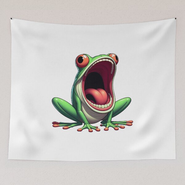 Item preview, Screaming Froggy: A Symbol of Joy and Wonde designed and sold by DethLock.