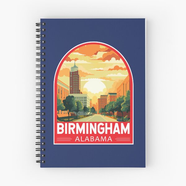 Item preview, Birmingham Alabama Travel Art Emblem designed and sold by KrisSidDesigns.