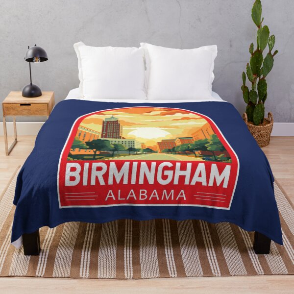 Item preview, Birmingham Alabama Travel Art Emblem designed and sold by KrisSidDesigns.
