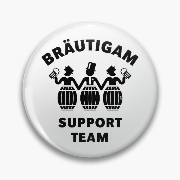 Item preview, Groom Support Team (bachelor party / bachelor party / beer kegs / black) designed and sold by Roderix.