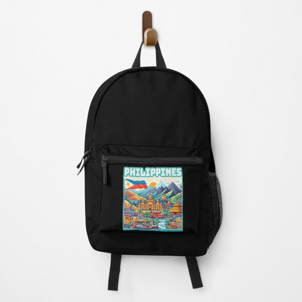 Item preview, Vibrant Philippines Travel design. Philippines landmarks.  designed and sold by Unitepeople.