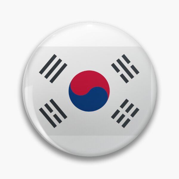 Item preview,  South Korea Flag designed and sold by LivVisuals.