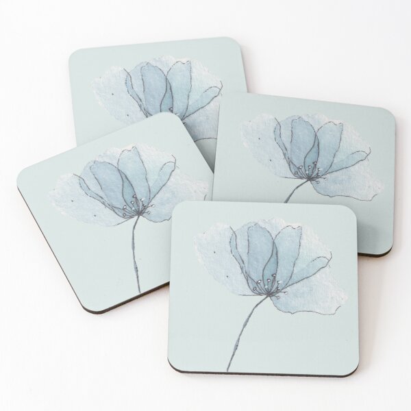 Item preview, Turquoise Fairy Flowers designed and sold by Waterwillow Art.