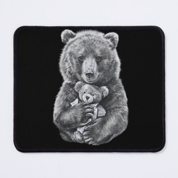 Item preview, Little Baby Bear Cub Holding a Toy Bear designed and sold by Luxpavo.