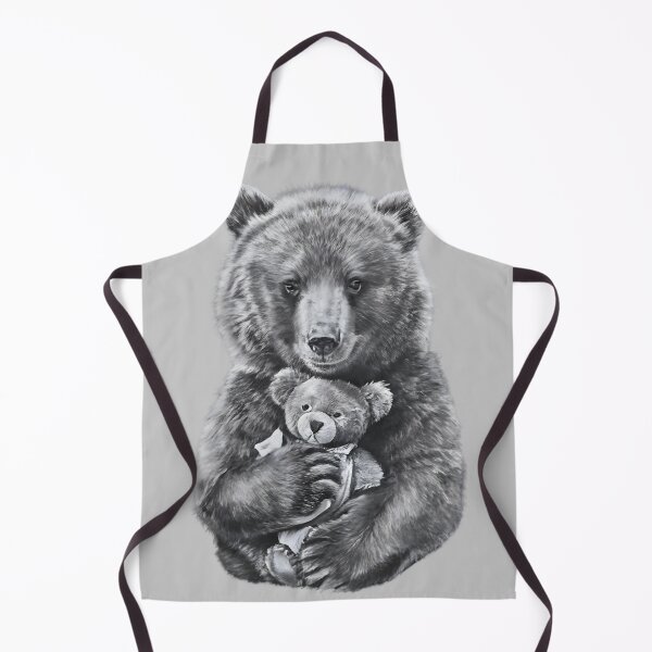Item preview, Little Baby Bear Cub Holding a Toy Bear designed and sold by Luxpavo.