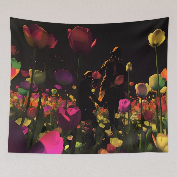 Item preview, “Electric Tulip Field” designed and sold by Art-Vortex-fr.