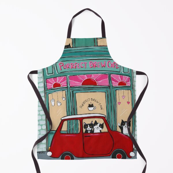 Item preview, The Purrfect Brew Cat Cafe designed and sold by KilkennyCat Art.