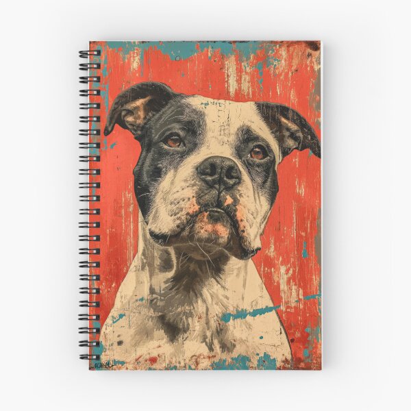 Item preview, Retrato de bulldog americano grunge urbano designed and sold by StudiodeBoer.