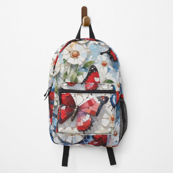 Item preview, Red and blue butterflies designed and sold by O-and-Co.