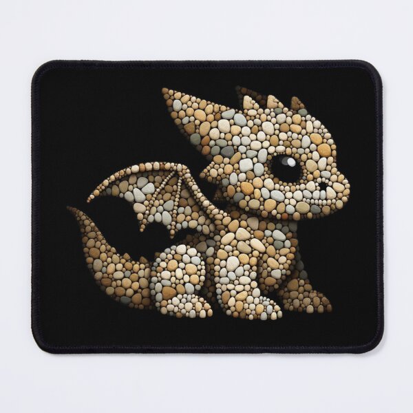 Item preview, Sandstone Sentry Baby Dragon Pebble Art designed and sold by MachineDesigned.