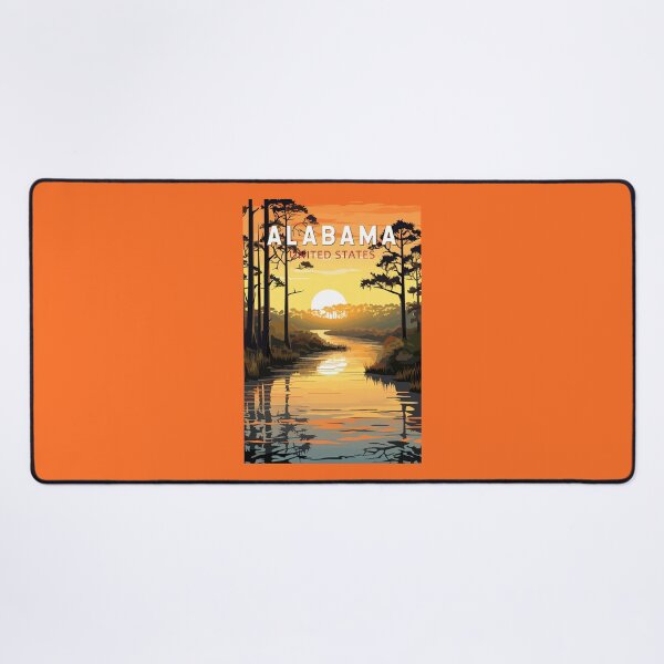Item preview, Alabama Travel Art Vintage designed and sold by KrisSidDesigns.