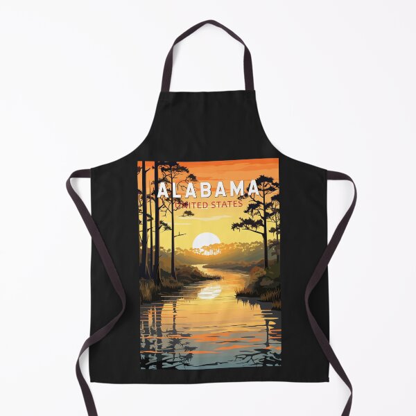 Item preview, Alabama Travel Art Vintage designed and sold by KrisSidDesigns.