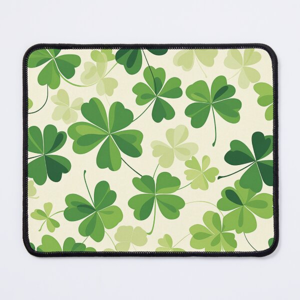 Item preview, Clover leaf Pattern with Pastel Background designed and sold by Frezcola.