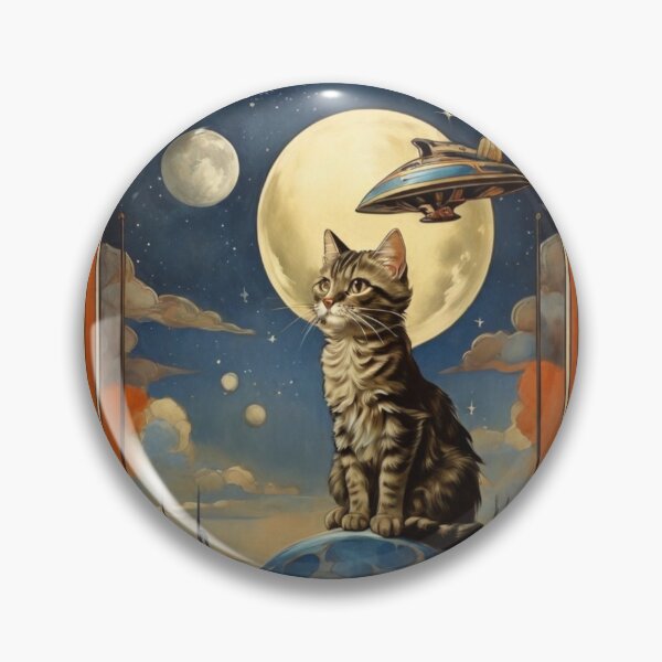 Item preview, Space kitten vintage  designed and sold by Dreamfamiliars.