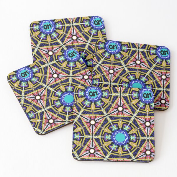 Item preview, OM Mandala Pattern Zen Buddhism Trance Festival designed and sold by nitty-gritty.