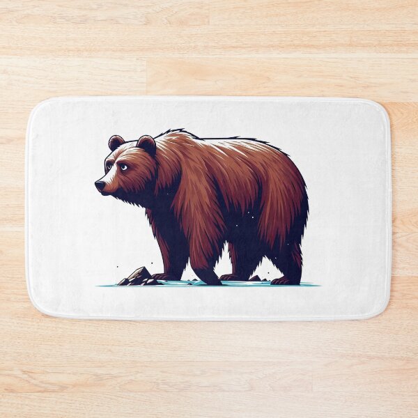Item preview, Majestic Brown Bear: A Symbol of Forest Resilience designed and sold by DethLock.