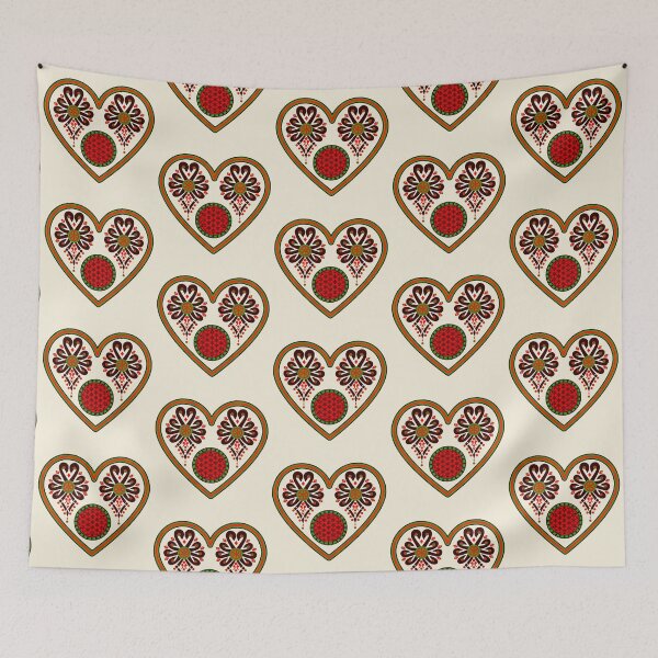 Item preview, Folk pattern of Polish highlanders Valentines day designed and sold by mikistudio.