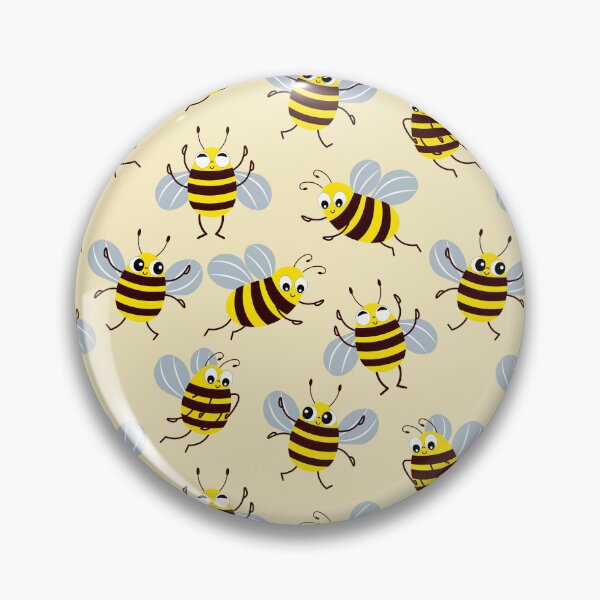 Item preview, Cute Dancing Bee Pattern designed and sold by mwagie.