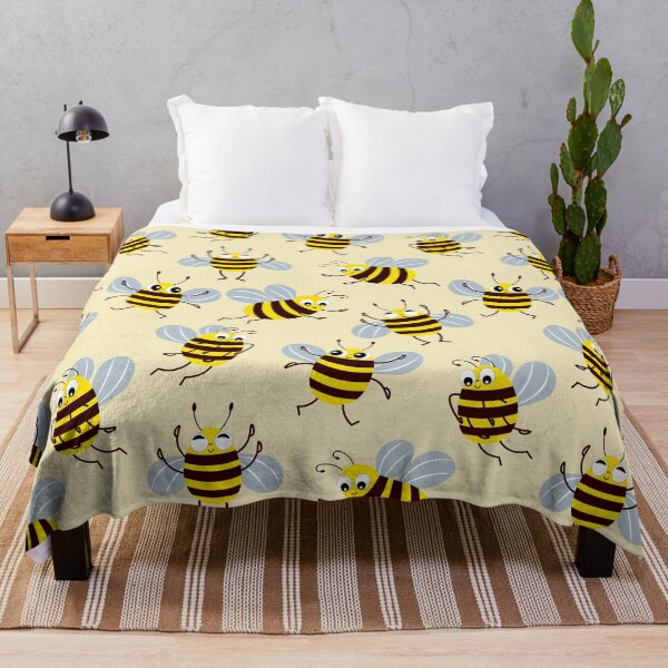 Item preview, Cute Dancing Bee Pattern designed and sold by mwagie.