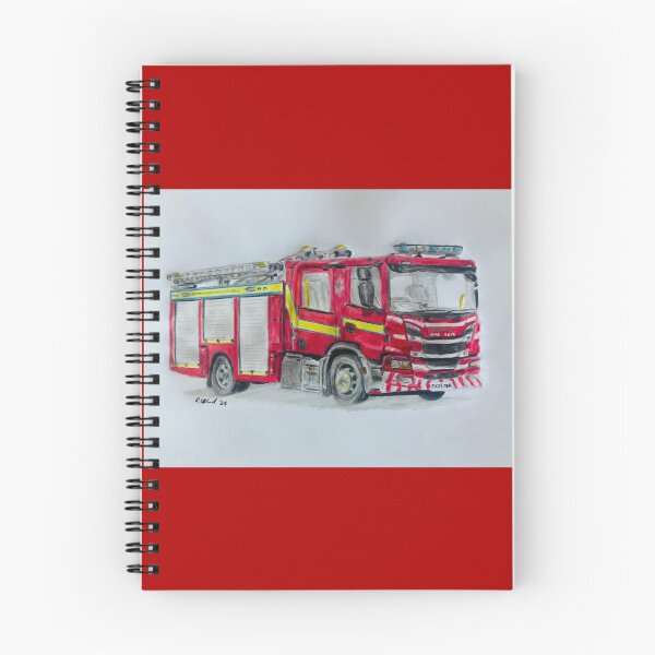 Item preview, Cumbria Fire truck  designed and sold by Truck drawing art.