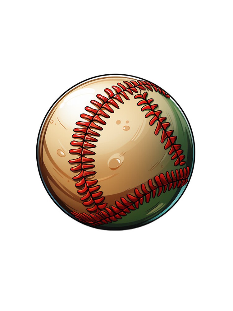 Thumbnail 5 of 5, iPhone Case, Dynamic Baseball Sticker designed and sold by Welnic.